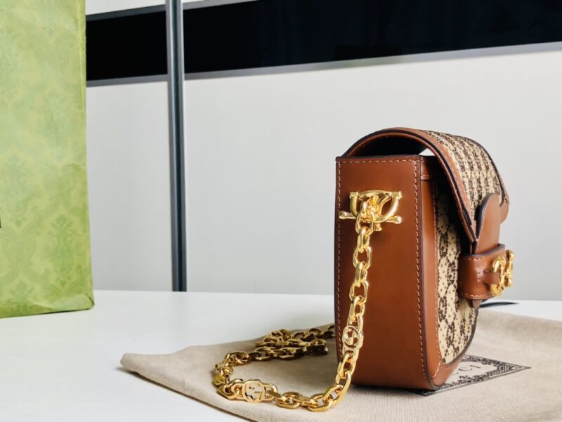 Gucci 1955 Horsebit Shoulder Bag-20.6*14.4*5.1CM - Image 3