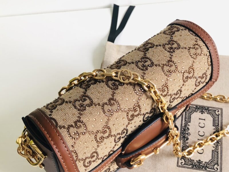 Gucci 1955 Horsebit Shoulder Bag-20.6*14.4*5.1CM - Image 8