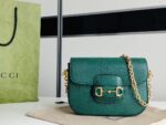 Gucci 1955 Horsebit Shoulder Bag-20.6*14.4*5.1CM