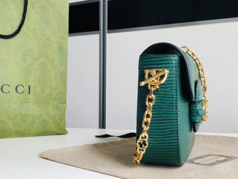 Gucci 1955 Horsebit Shoulder Bag-20.6*14.4*5.1CM - Image 3