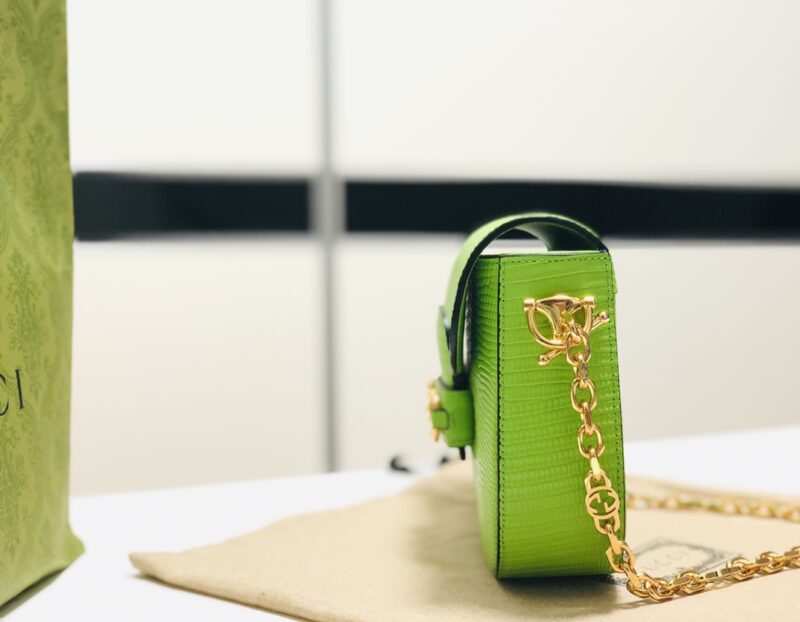 Gucci 1955 Horsebit Shoulder Bag-20.6*14.4*5.1CM - Image 3