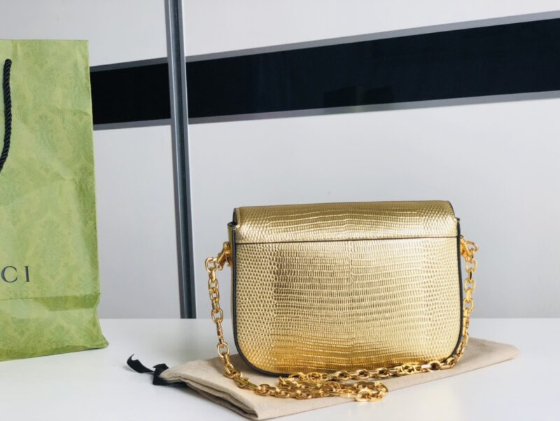 Gucci 1955 Horsebit Shoulder Bag-20.6*14.4*5.1CM - Image 3