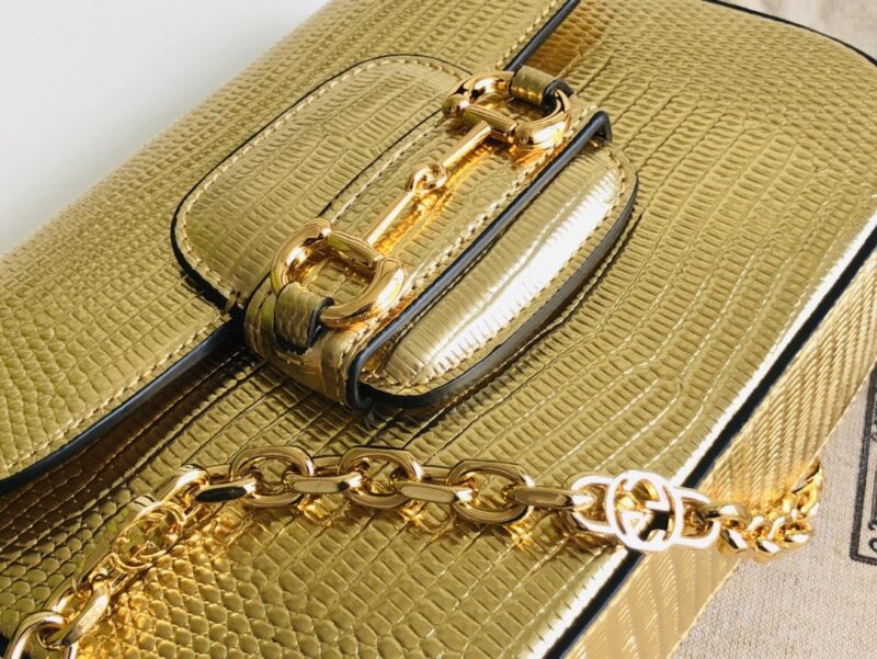 Gucci 1955 Horsebit Shoulder Bag-20.6*14.4*5.1CM - Image 6