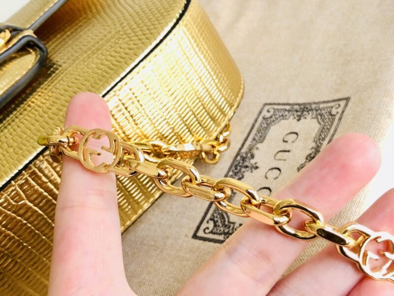 Gucci 1955 Horsebit Shoulder Bag-20.6*14.4*5.1CM - Image 5