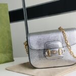 Gucci 1955 Horsebit Shoulder Bag-20.6*14.4*5.1CM