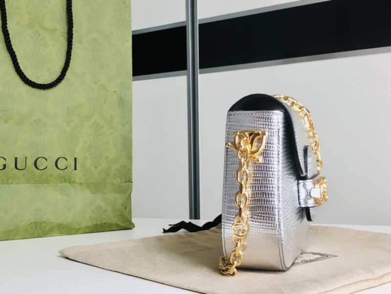 Gucci 1955 Horsebit Shoulder Bag-20.6*14.4*5.1CM - Image 3