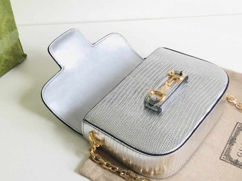 Gucci 1955 Horsebit Shoulder Bag-20.6*14.4*5.1CM - Image 7