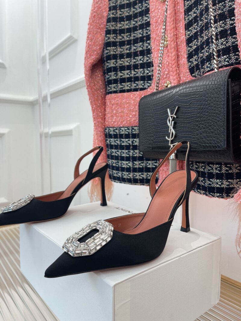 Amina Muaddi Heel-10CM - Image 3