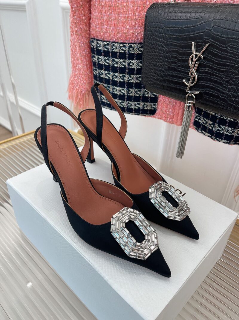 Amina Muaddi Heel-10CM - Image 2