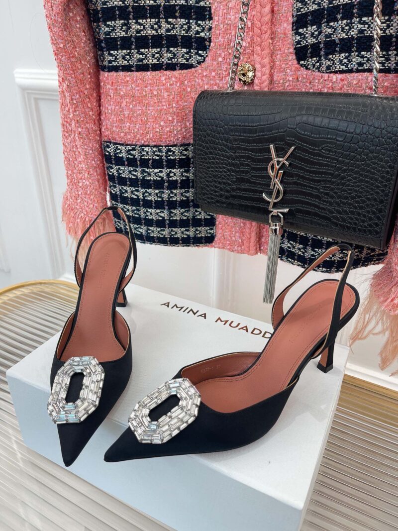 Amina Muaddi Heel-10CM - Image 5