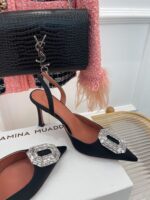 Amina Muaddi Heel-10CM - Image 4