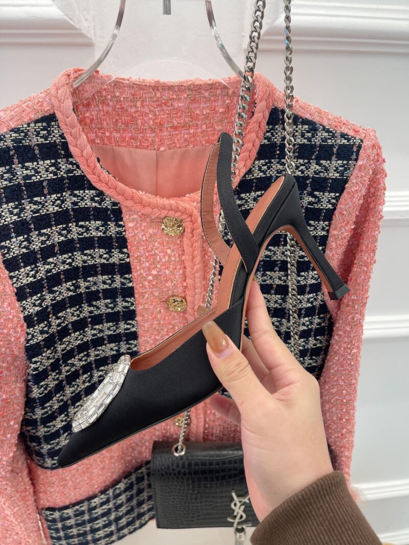 Amina Muaddi Heel-10CM - Image 6