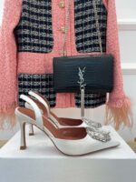 Amina Muaddi Heel-10CM