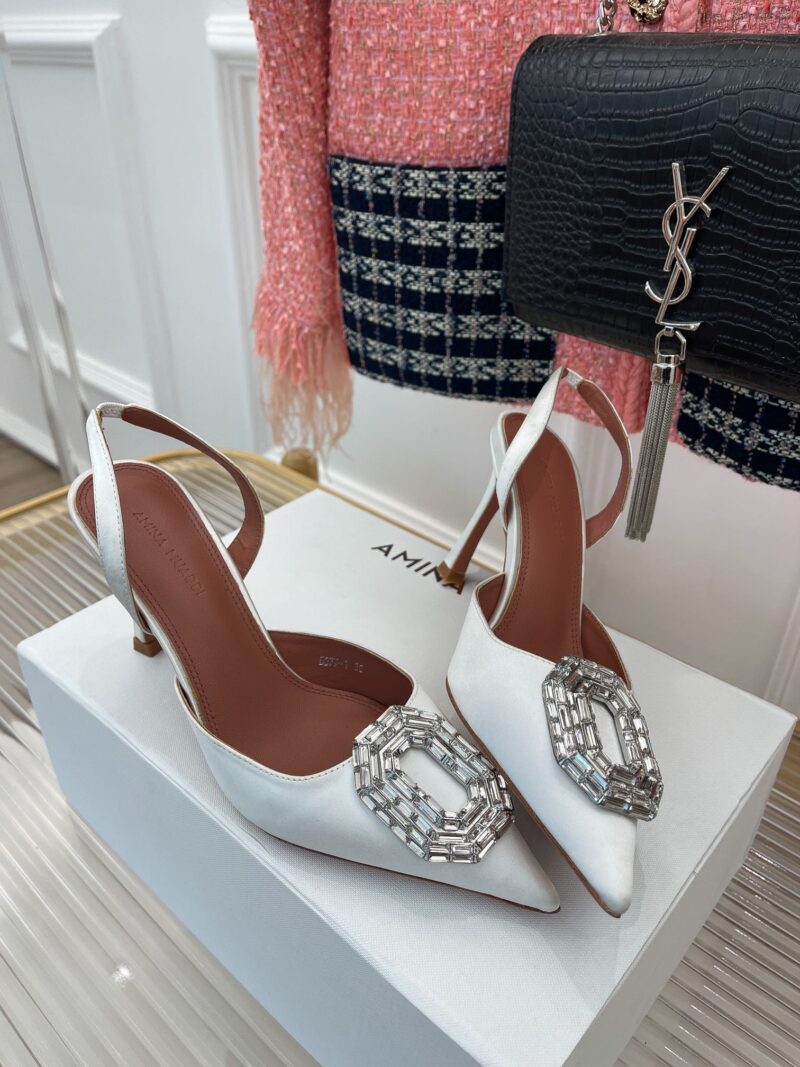 Amina Muaddi Heel-10CM - Image 3