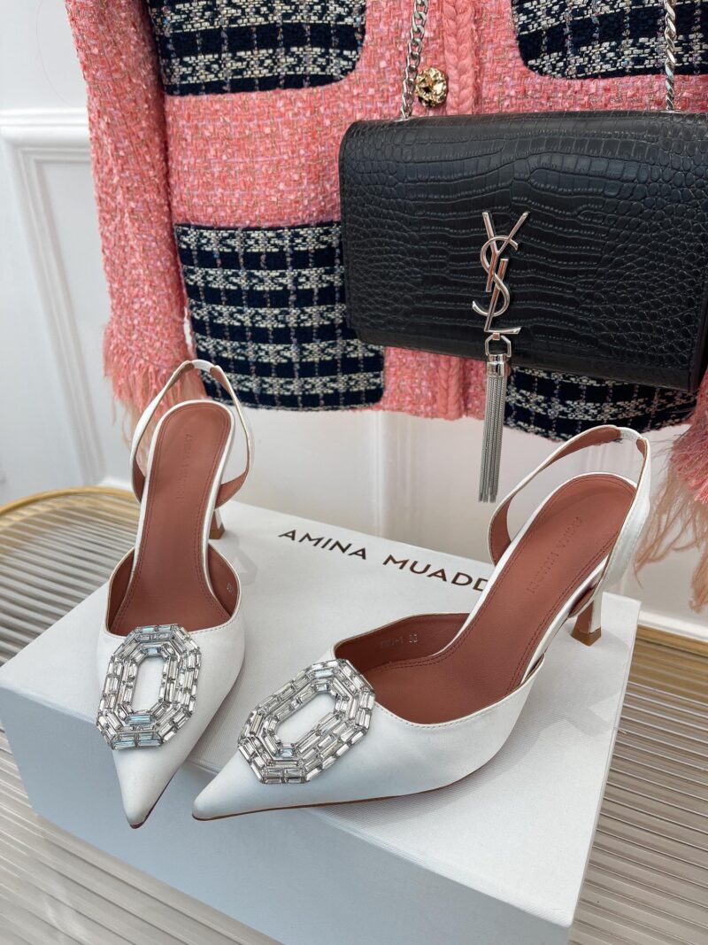 Amina Muaddi Heel-10CM - Image 4