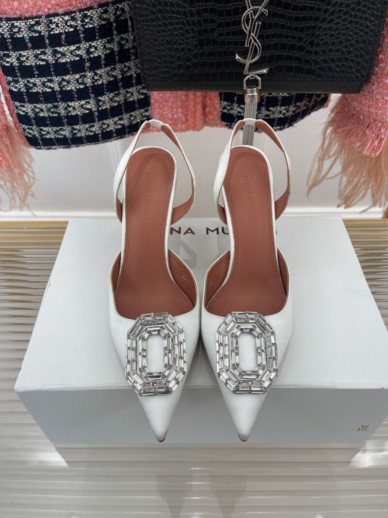 Amina Muaddi Heel-10CM - Image 5