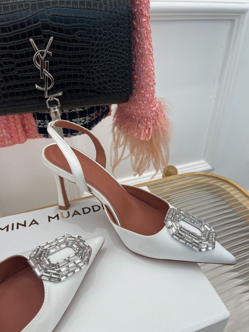 Amina Muaddi Heel-10CM - Image 6