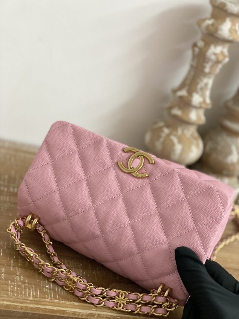 Ch@nel Flap Bag-13*20*9.5CM - Image 5