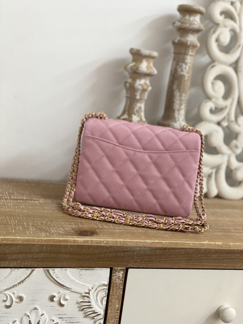 Ch@nel Flap Bag-13*20*9.5CM - Image 9