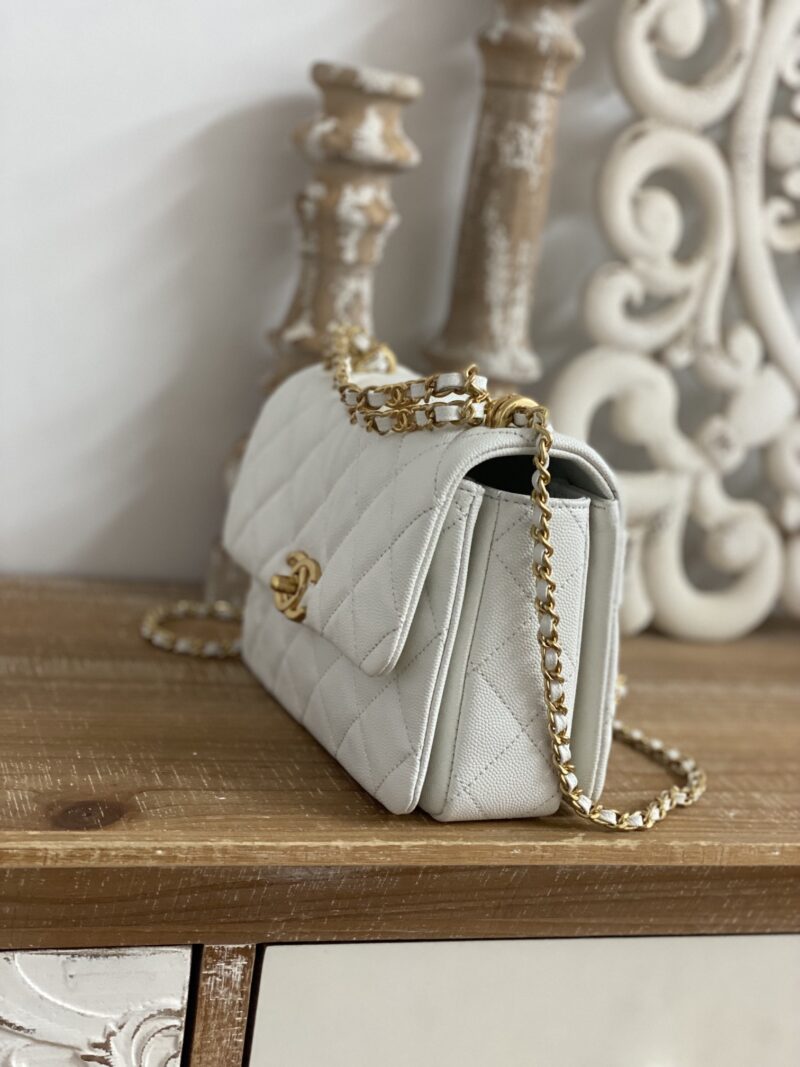 Ch@nel Flap Bag-13*20*9.5CM - Image 3