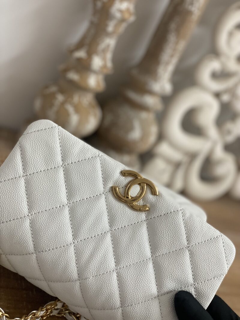 Ch@nel Flap Bag-13*20*9.5CM - Image 4