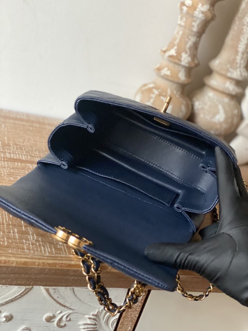 Ch@nel Flap Bag-13*20*9.5CM - Image 5