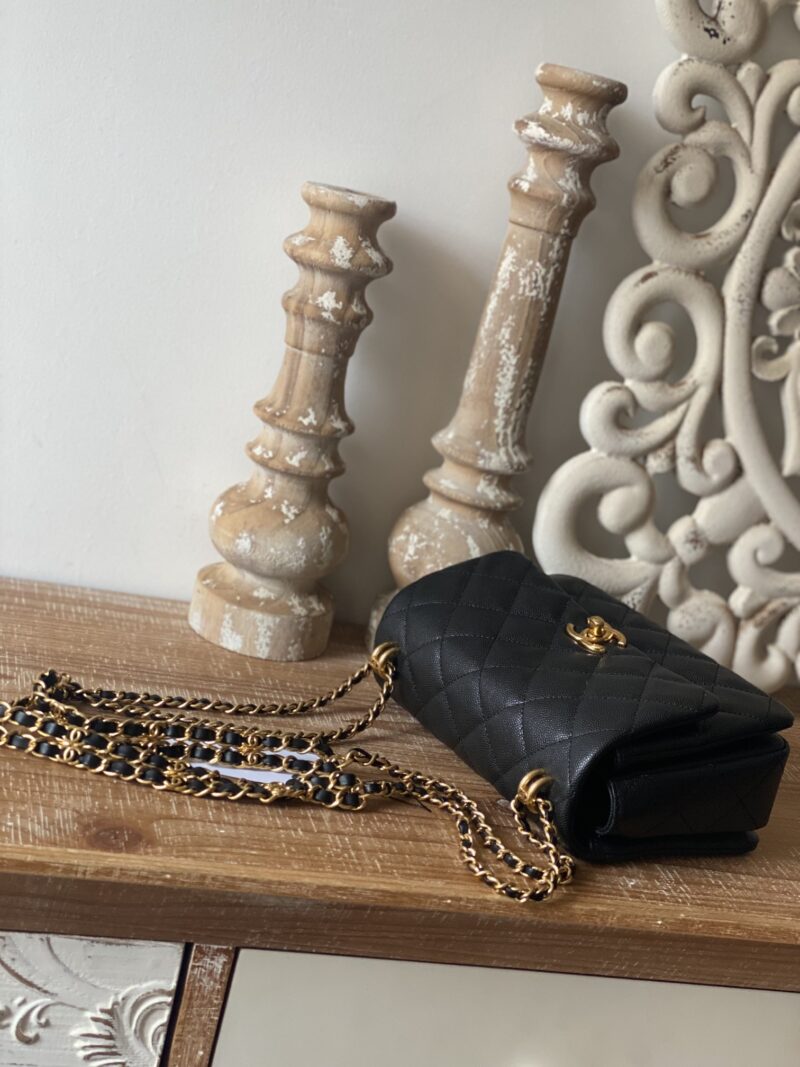 Ch@nel Flap Bag-13*20*9.5CM - Image 8