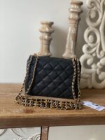 Ch@nel Flap Bag-13*20*9.5CM - Image 9
