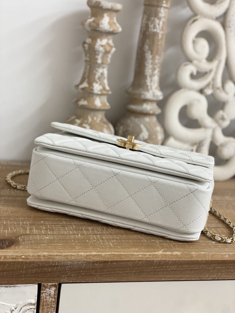 Ch@nel Flap Bag-16*23*11.5CM - Image 3