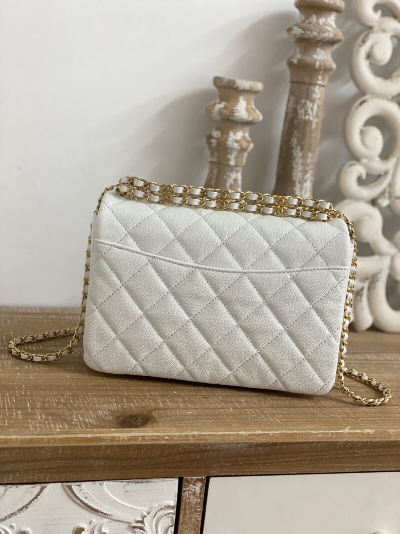 Ch@nel Flap Bag-16*23*11.5CM - Image 9