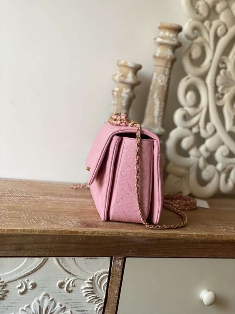 Ch@nel Flap Bag-16*23*11.5CM - Image 3