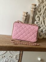 Ch@nel Flap Bag-16*23*11.5CM - Image 8