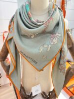 Hermes Shawls-140*140cm - Image 7
