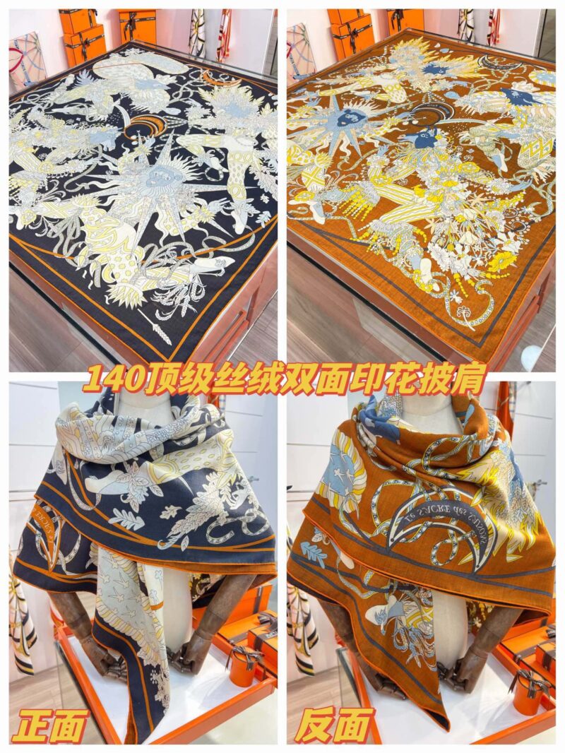 Hermes Shawls-140*140cm - Image 2