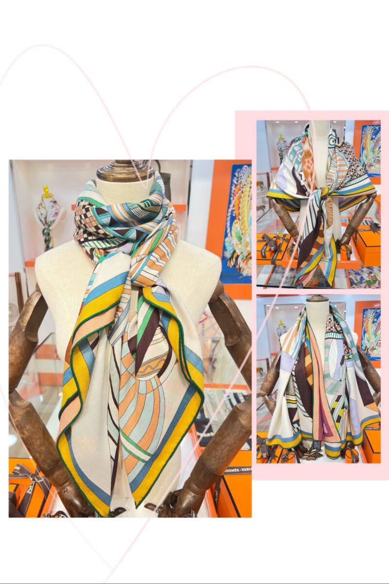 Hermes Shawls-140*140cm - Image 6