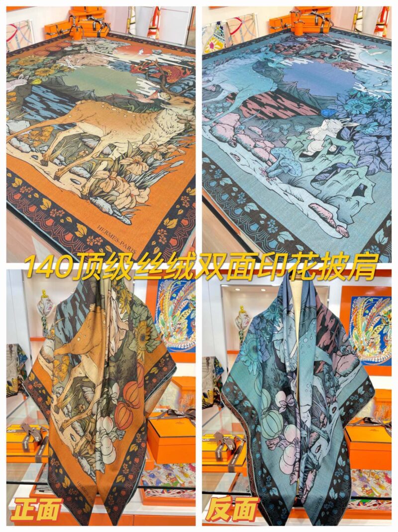Hermes Shawls-140*140cm - Image 2