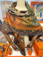 Hermes Shawls-140*140cm - Image 9