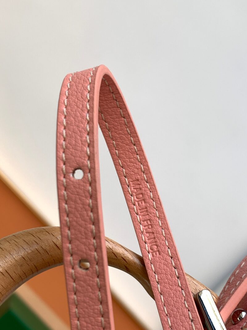 Goyard Coated Canvas and Leather Saigon Top Handle Bag-11.5x7x14.5CM - Image 4