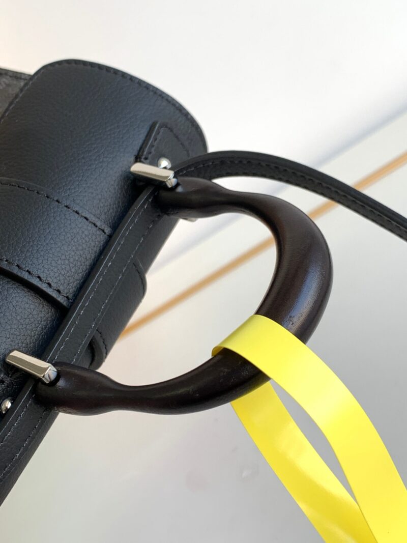 Goyard Coated Canvas and Leather Saigon Top Handle Bag-11.5x7x14.5CM - Image 7