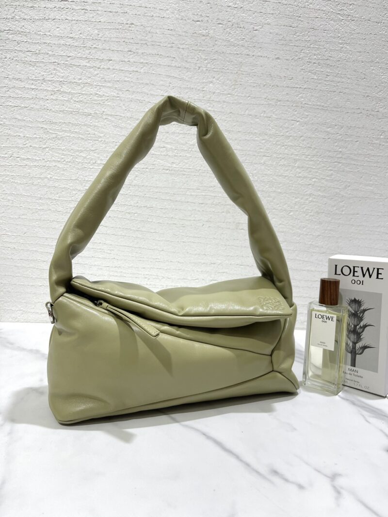 Lowee Puzzle Puffer Hobo Bag-31*16*13CM - Image 2