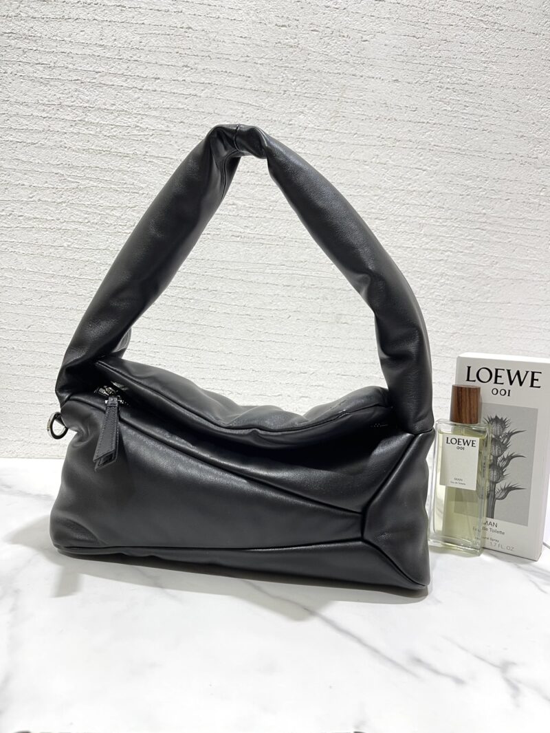 Lowee Puzzle Puffer Hobo Bag-31*16*13CM - Image 3