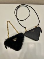 Prada 1NR015 Double Triangle Bag -15*10*5CM - Image 3