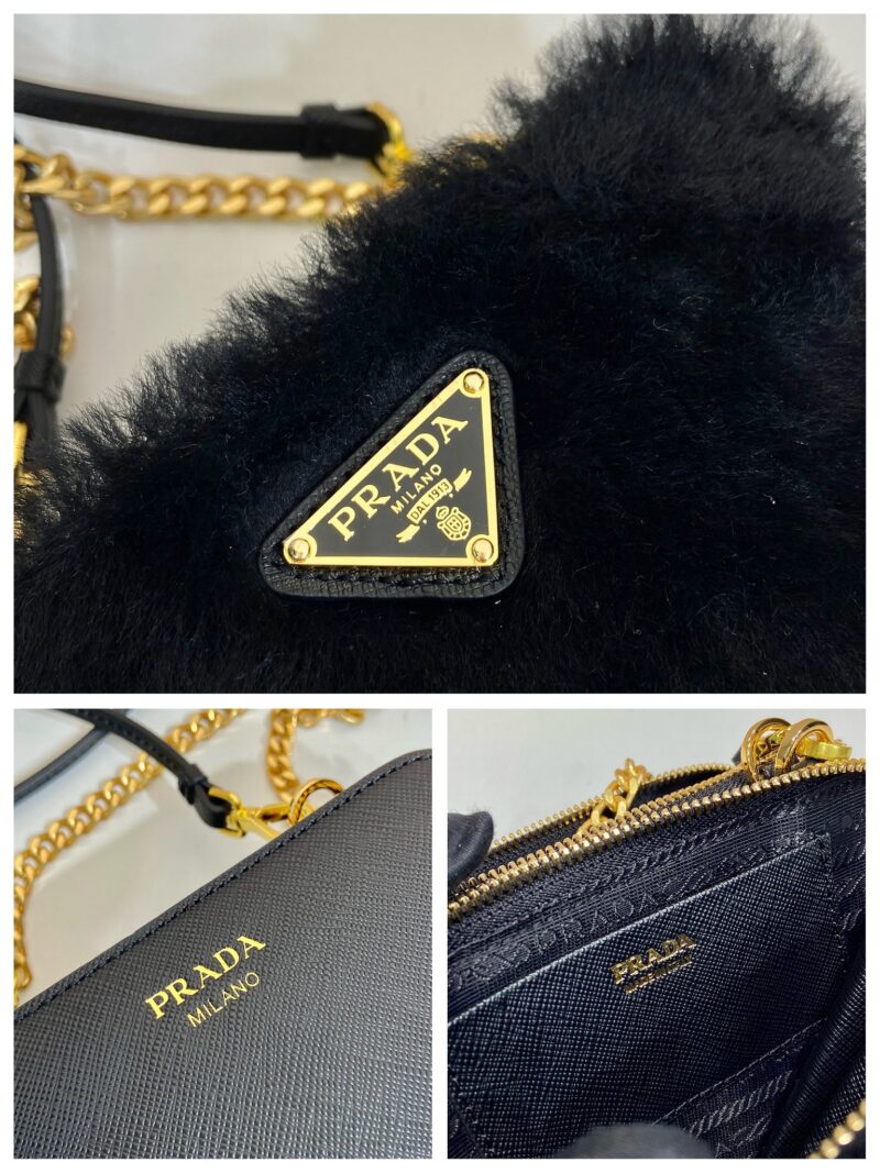 Prada 1NR015 Double Triangle Bag -15*10*5CM - Image 9