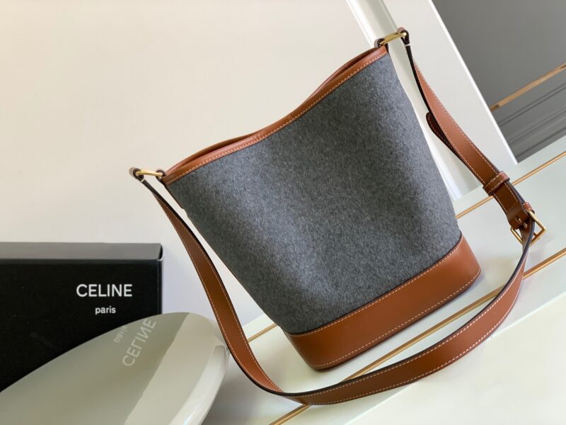 Celina Cuir Bucket-30×22×13CM - Image 3