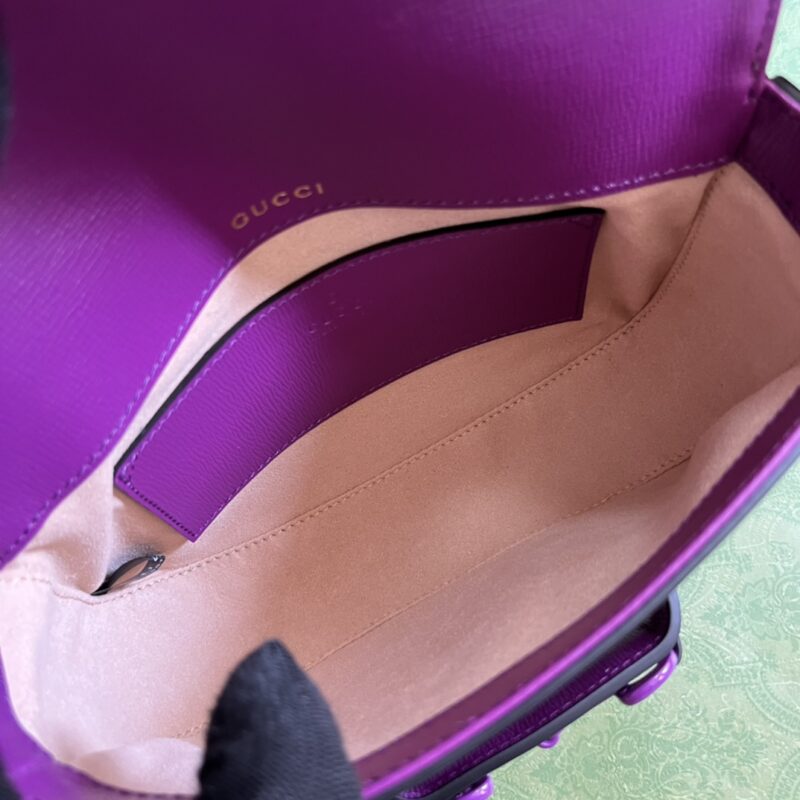 Gucci 1955 Horsebit Shoulder Bag-20.6*14.4*5.1CM - Image 8