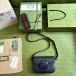 Gucci 1955 Horsebit Shoulder Bag-20.6*14.4*5.1CM - Image 9