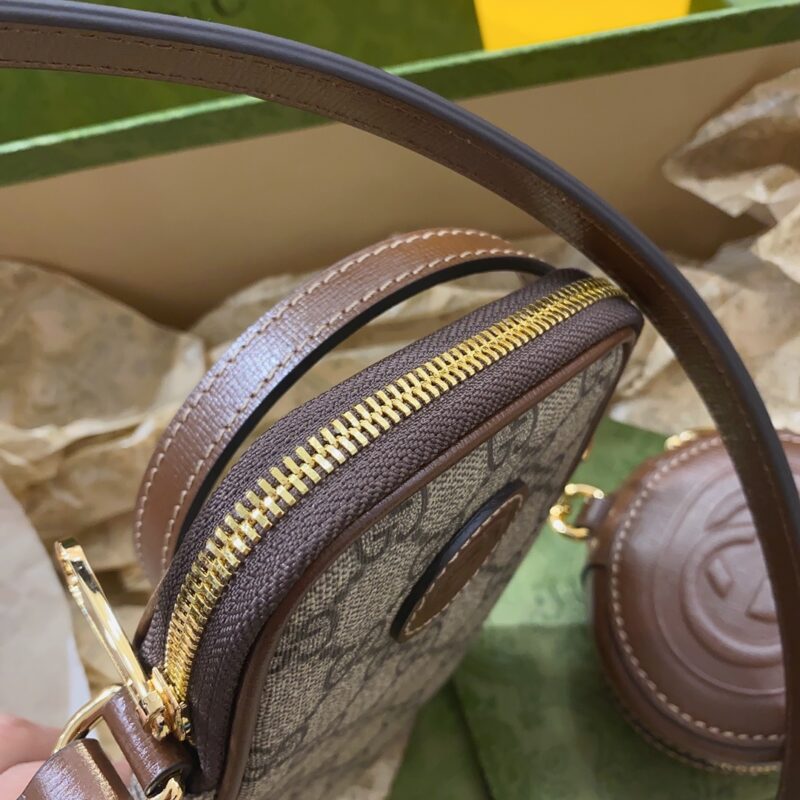 Gucci Interlocking Double G Phone Bag-10.5*18*3CM - Image 6