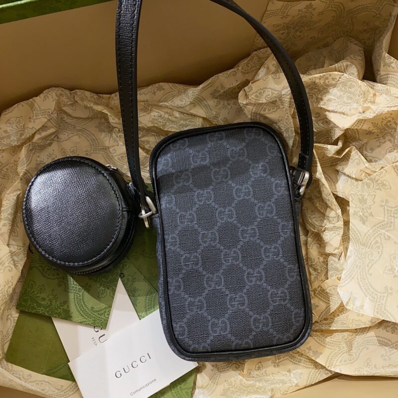 Gucci Interlocking Double G Phone Bag-10.5*18*3CM - Image 9