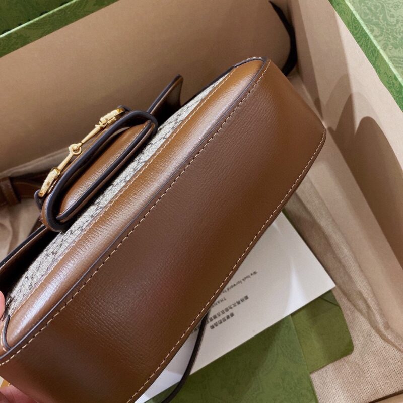 Gucci 1955 Horsebit Shoulder Bag-20.6*14.4*5.1CM - Image 4