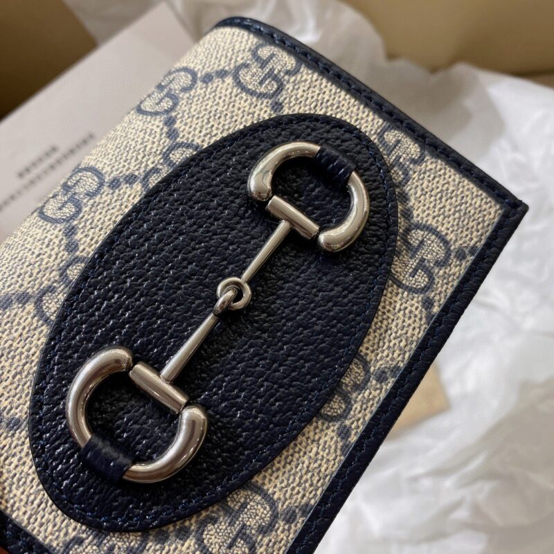 Gucci 1955 Horsebit Wallet-11x 8.5 x 3CM - Image 3